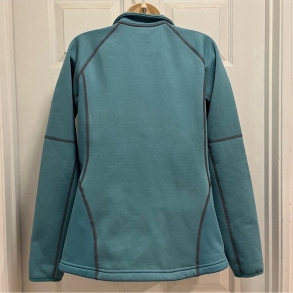 L.L. Bean Teal Green Fleece Lined Full-Zip Outdoor Jacket Women's Medium NWOT - Picture 5 of 12